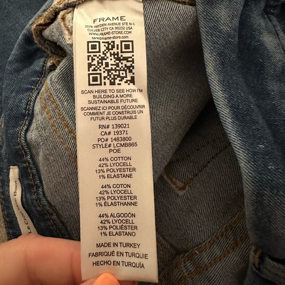 FRAME Le Crop Mini Boot in Poe - Picture 13 of 16